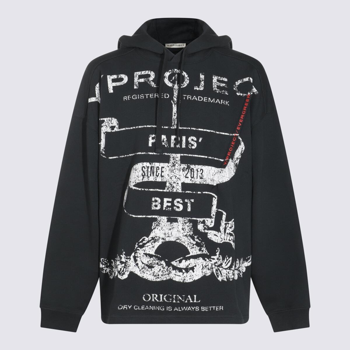 Y/Project Black Cotton Sweatshirt
