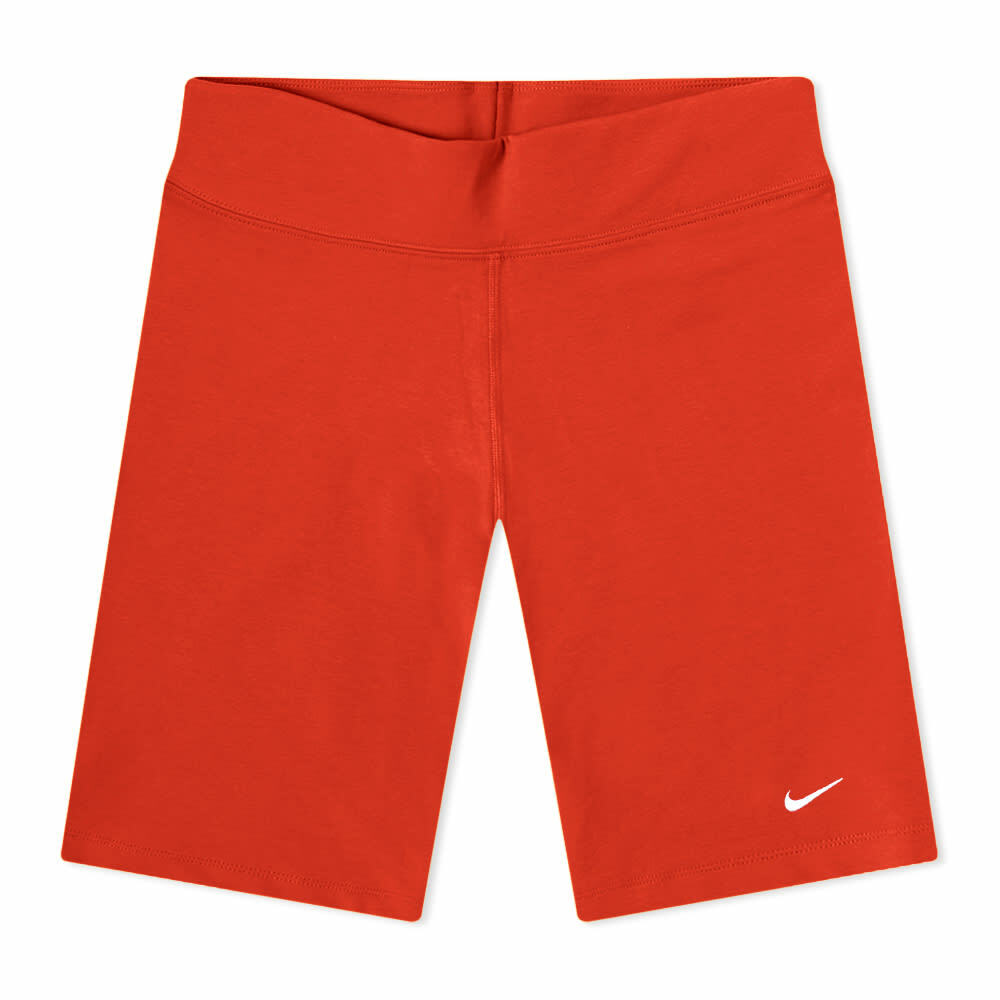 nike biker shorts orange