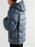 C.P. Company - Padded Quilted Ripstop Hooded Down Jacket - Blue