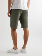 Paul Smith - Straight-Leg Striped Cotton-Jersey Drawstring Shorts - Brown