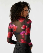 Steve Madden Luella Bodysuit Long Sleeve in Pink