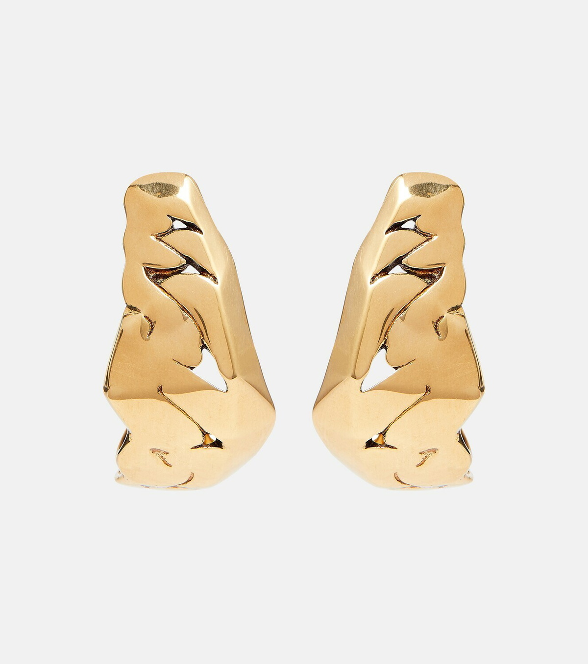 Alexander McQueen Crushed Chain earrings Alexander McQueen