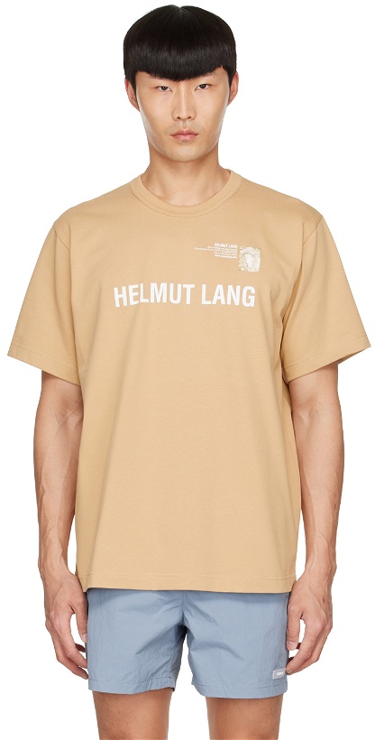 Photo: Helmut Lang Beige Cotton T-Shirt