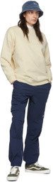 Dime Navy Nylon Trousers