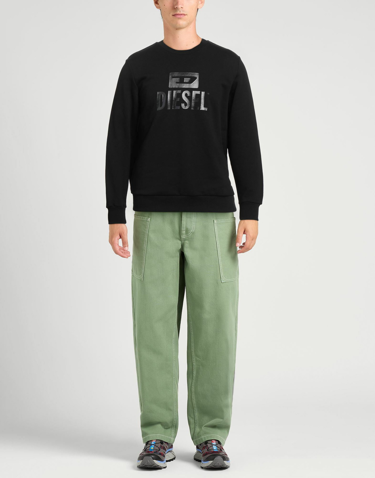 Diesel Mens Sweatshirt in Black