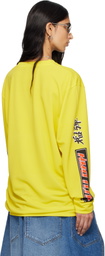 LU'U DAN Yellow Oversized Long Sleeve T-shirt