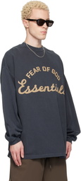 Fear of God ESSENTIALS Gray Training 90s Long Sleeve T-shirt