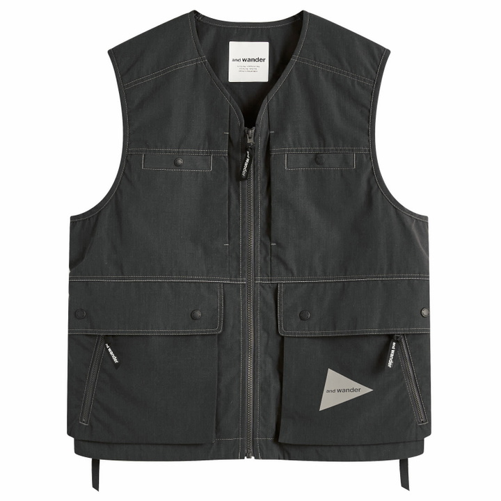 Photo: and wander Men's Tough Aramid Vest in Charcoal
