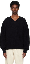 mfpen Black V-Neck Sweater