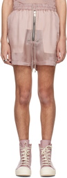 Rick Owens Pink Bela Shorts