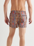 Paul Smith - Mid-Length Printed Swim Shorts - Brown