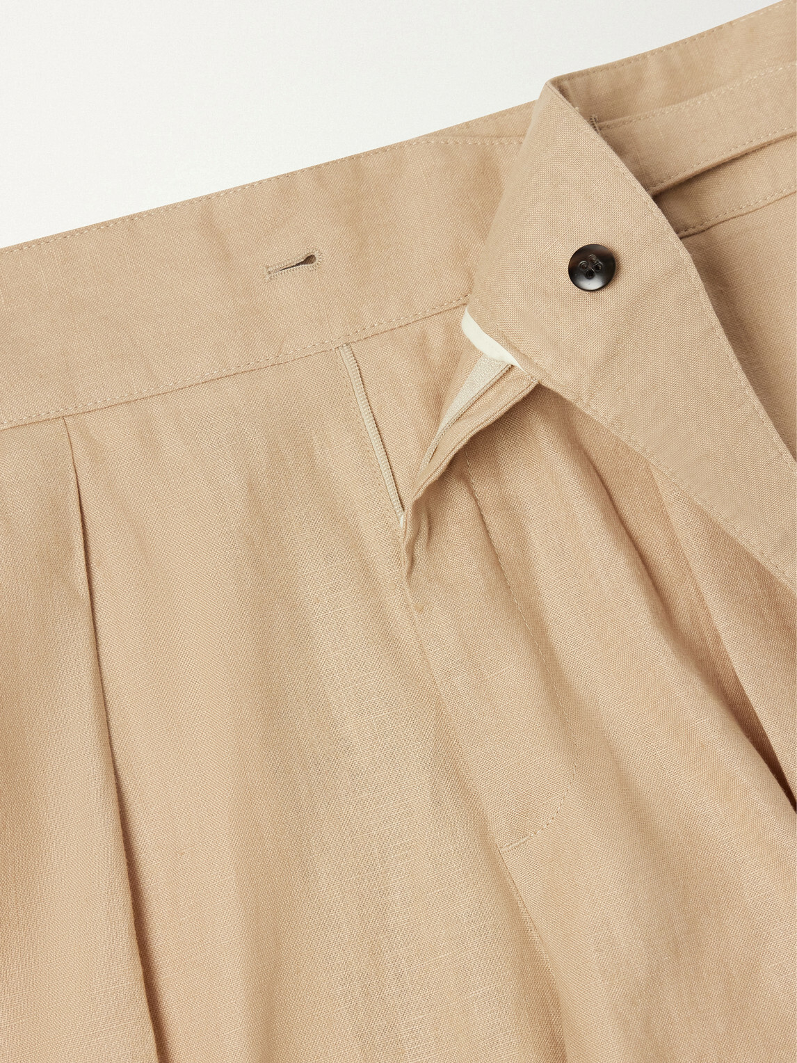 Polo Ralph Lauren - Straight-Leg Pleated Linen Suit Trousers - Neutrals