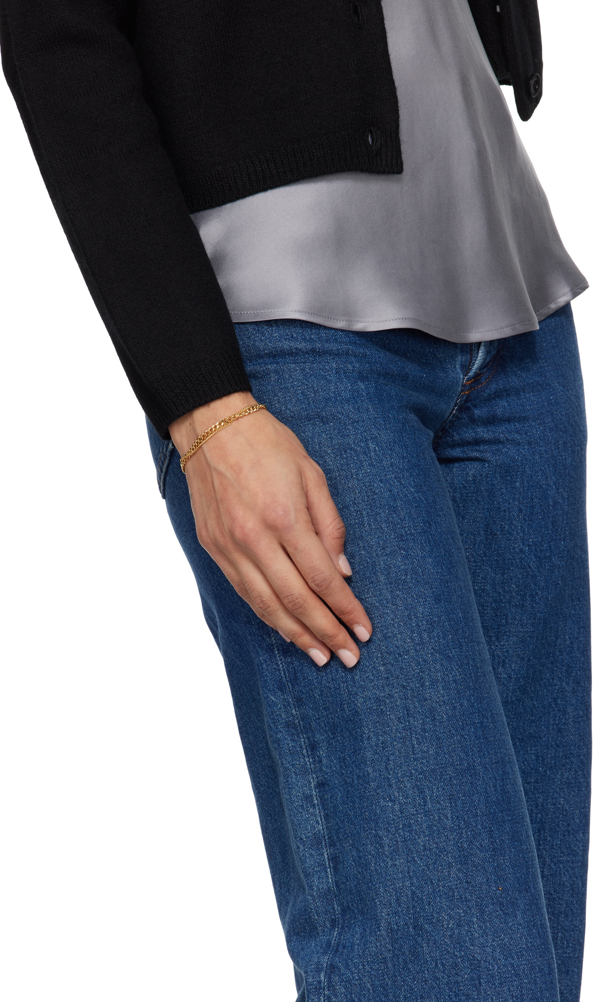 A.P.C. Gold Minimal Bracelet