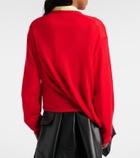Loewe Double L asymmetric wool sweater