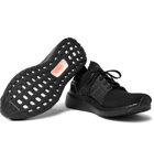 adidas Originals - UltraBOOST 19 Rubber-Trimmed Primeknit Sneakers - Black