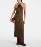 The Attico Robin suede knee-high boots
