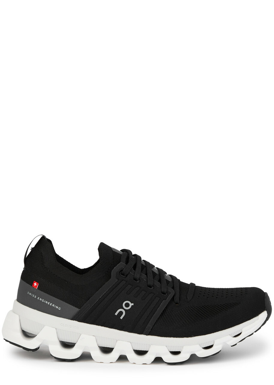 ON Cloudswift 3 Panelled Mesh Sneakers Black