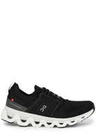 ON Cloudswift 3 Panelled Mesh Sneakers Black
