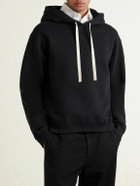 Jil Sander - Cotton-Jersey Hoodie - Black