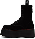 R13 Black Double Stack Boots