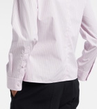 Calvin Klein Collection Pinstripe cotton poplin shirt