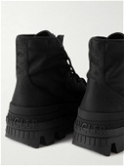 Moncler Genius - Hyke Desertyx Rubber-Trimmed Canvas Ankle Boots - Black