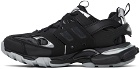 Balenciaga Black & Silver Track Sneakers