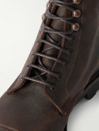Edward Green - Ambleside Waxed-Suede Boots - Brown