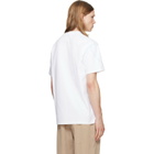 Givenchy White Contour Seam Contrasted Stitch T-shirt