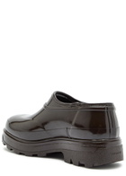 Kassl Editions Beth Glossed Rubber Boots Brown