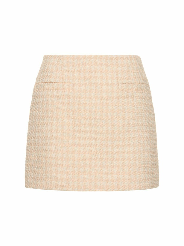 Photo: ANINE BING Vanessa Houndstooth Mini Skirt