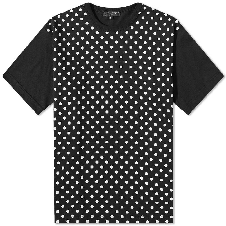 Photo: Comme des Garçons Homme Men's Polka Dot T-Shirt in Black