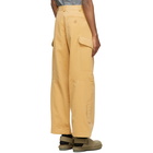 Jacquemus Yellow Le Pantalon Quadri Cargo Trousers