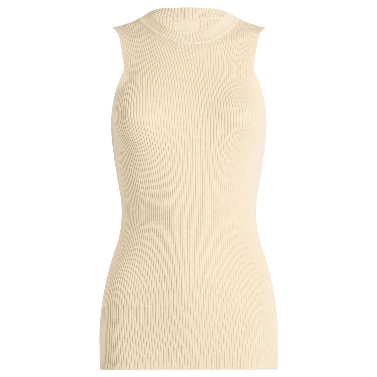 Rick Owens Women's Knitted Tank Vest Top in Natural