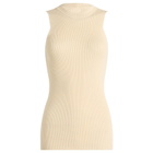 Rick Owens Women's Knitted Tank Vest Top in Natural