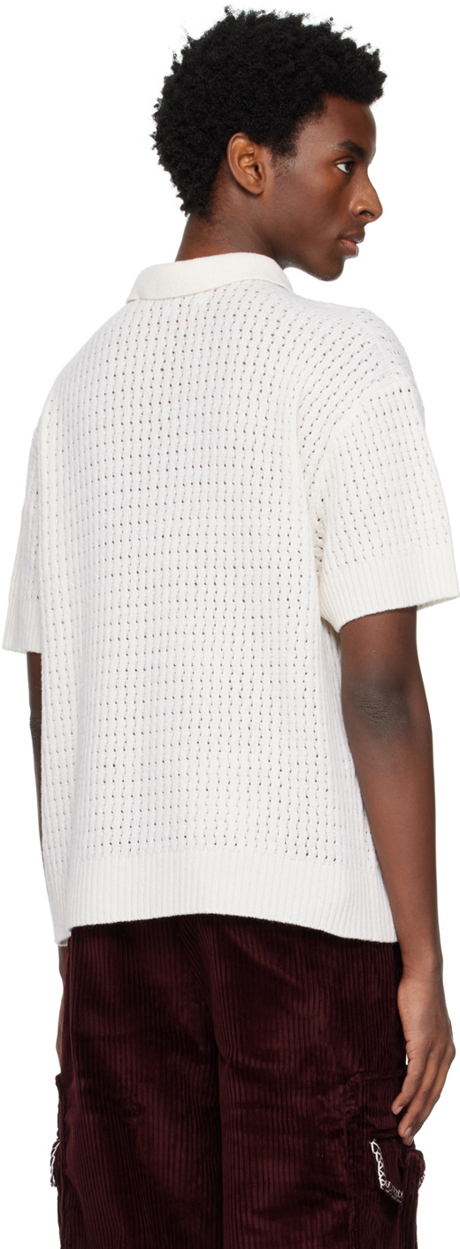 S.S.Daley Off-White Intarsia Polo