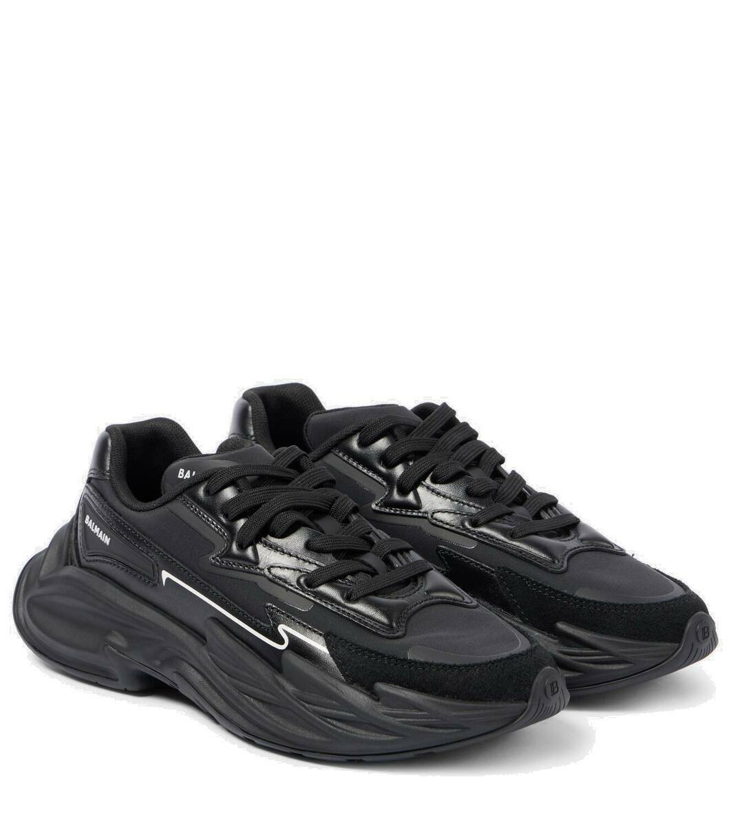 【送料&関税込】Balmain run-row Sneakers Balmain Run-Row Leather Sneakers | White | FARFETCH