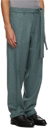 Ermenegildo Zegna Couture Green Shetland Trousers