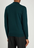 John Smedley Alston Merino Wool Jacket Dark Green
