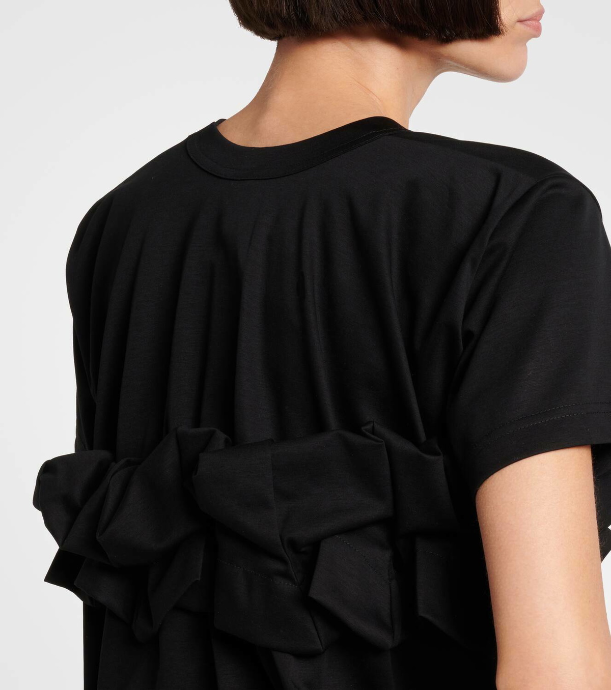 【最終値下げ】noir kei ninomiya トップス Noir Kei Ninomiya Ruffled cotton top Noir Kei Ninomiya