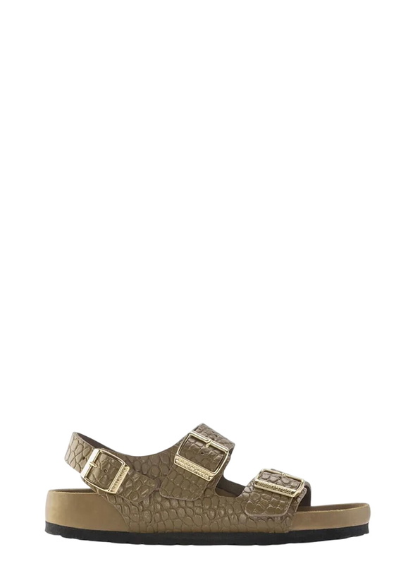 Photo: Birkenstock Embossed Leather Three Strap Sandals