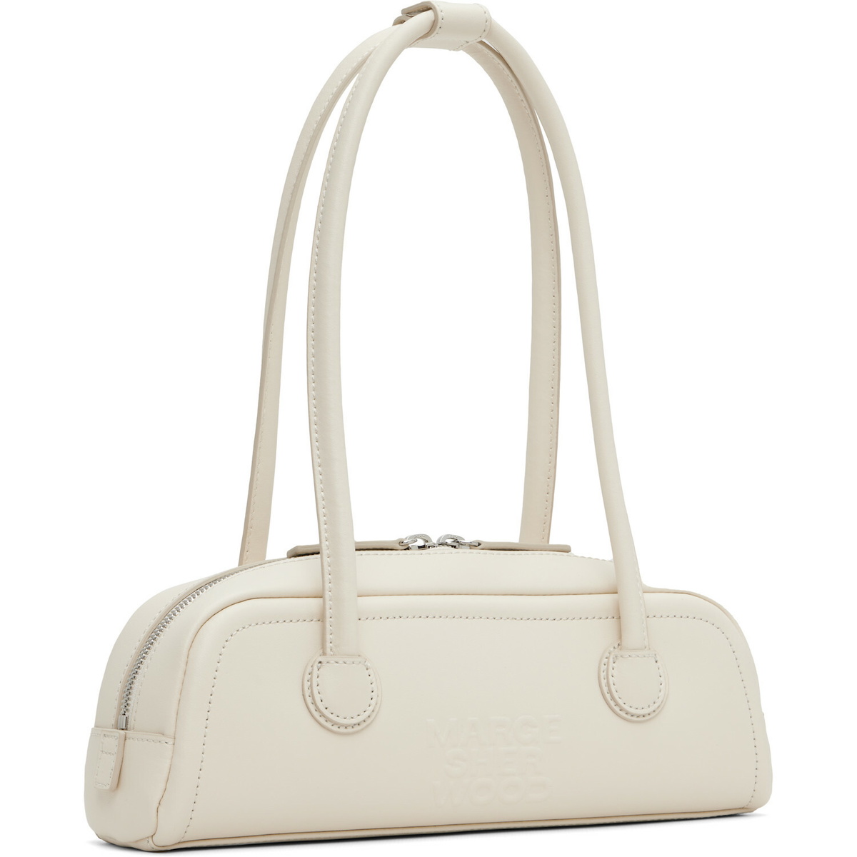 MARGESHERWOOD White Soft Boston EW Mini Bag