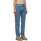 Sefr Blue Straight-Cut Jeans