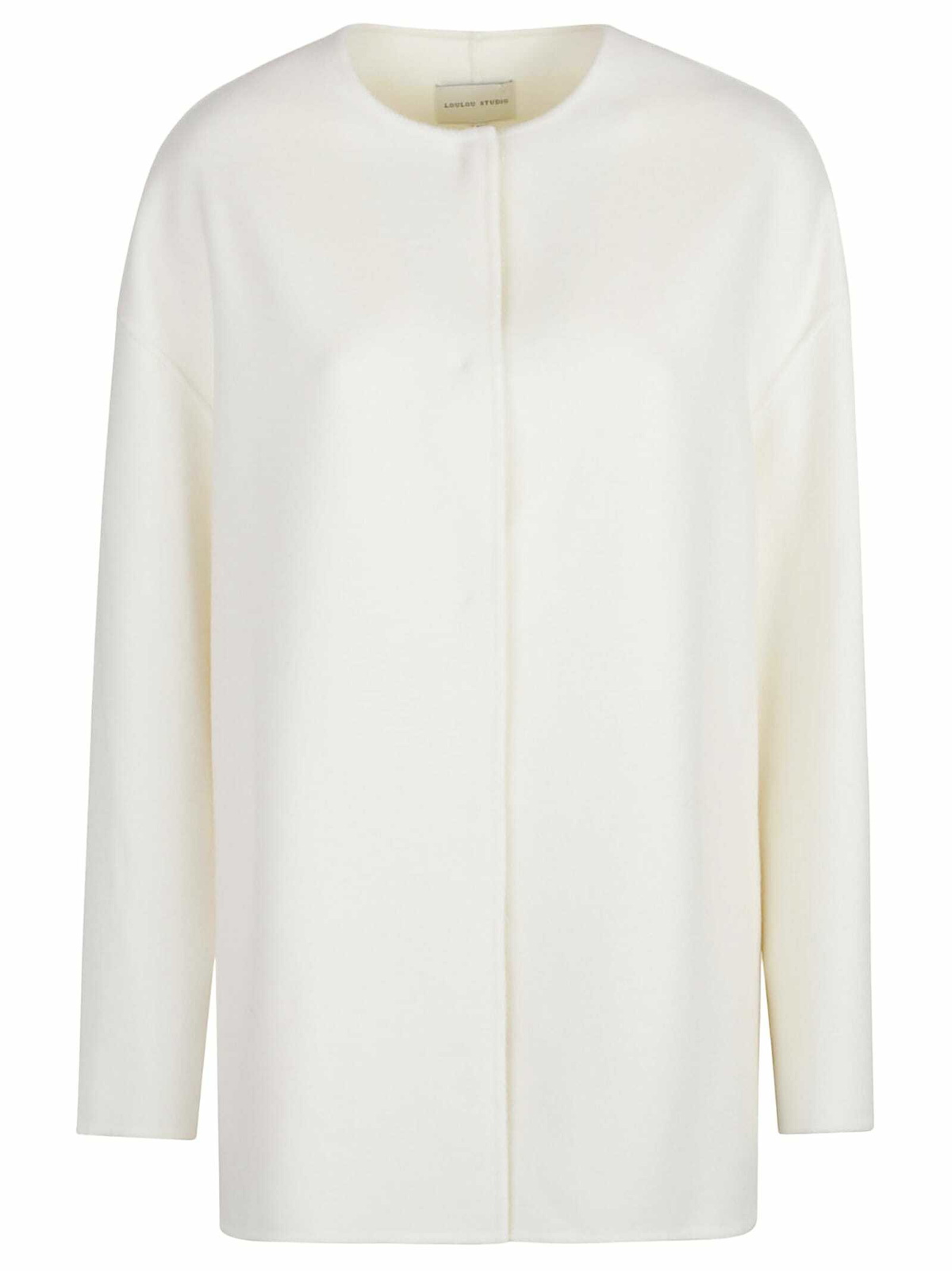 コート LOULOU GARY IVORY Coats STUDIO White Loulou Studio Ivory Wool Blend Gary Coat Loulou Studio