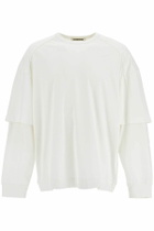 DARKPARK theo double sleeve t-shirt with White