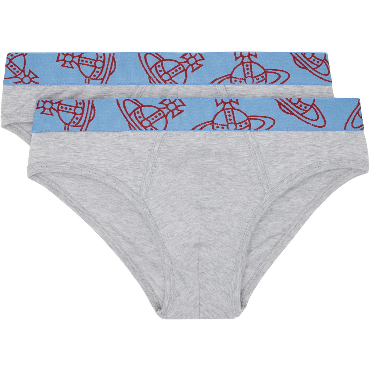 Vivienne Westwood Two-Pack Gray Slip Band Briefs