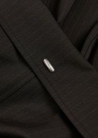 Our Legacy Pinstriped Woven Coat Brown