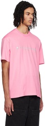 MASTERMIND WORLD Pink 3D Skull T-Shirt