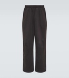 Balenciaga Baggy cotton fleece sweatpants