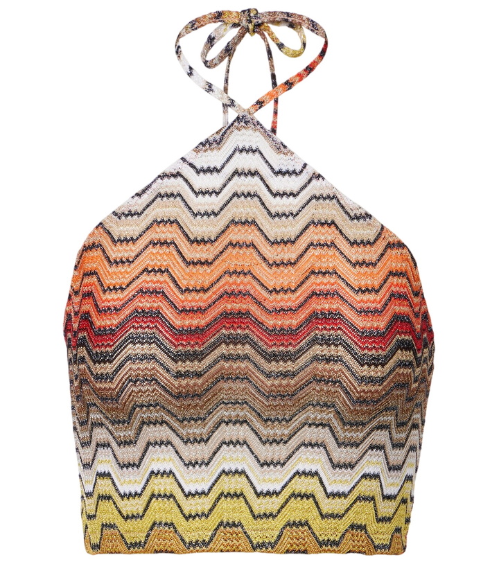 Photo: Missoni Wave halterneck lamé top